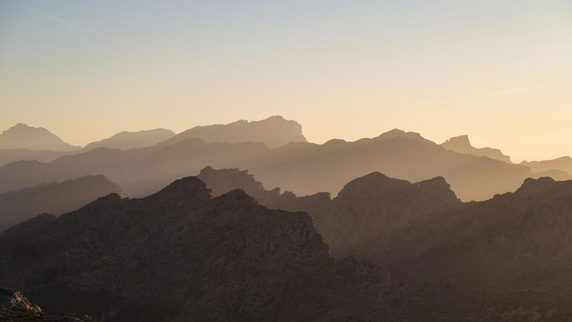 Limestone canyon country in the Sierra y Cañones de Guara Natural Park