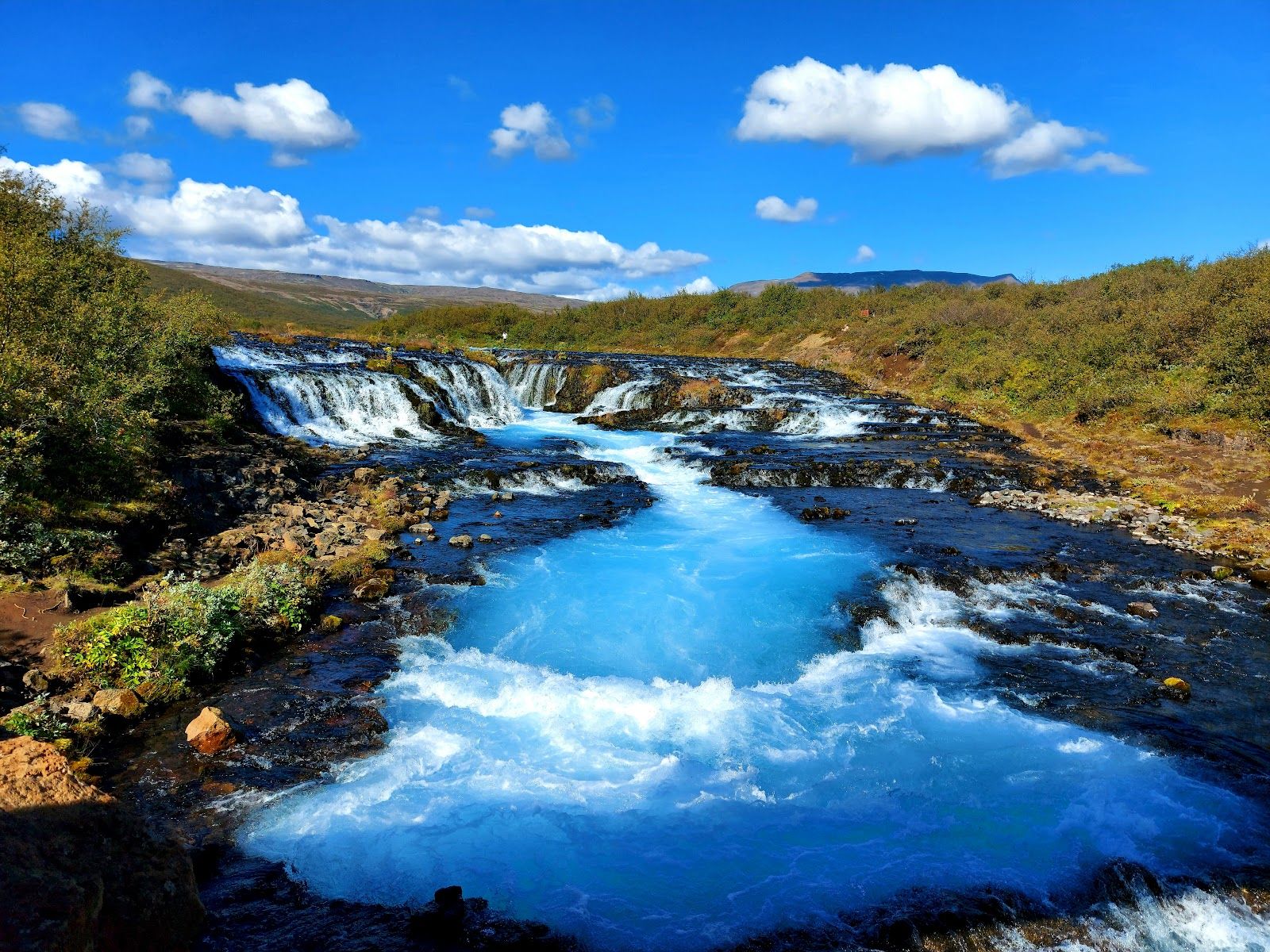 Bruarfoss Waterfall