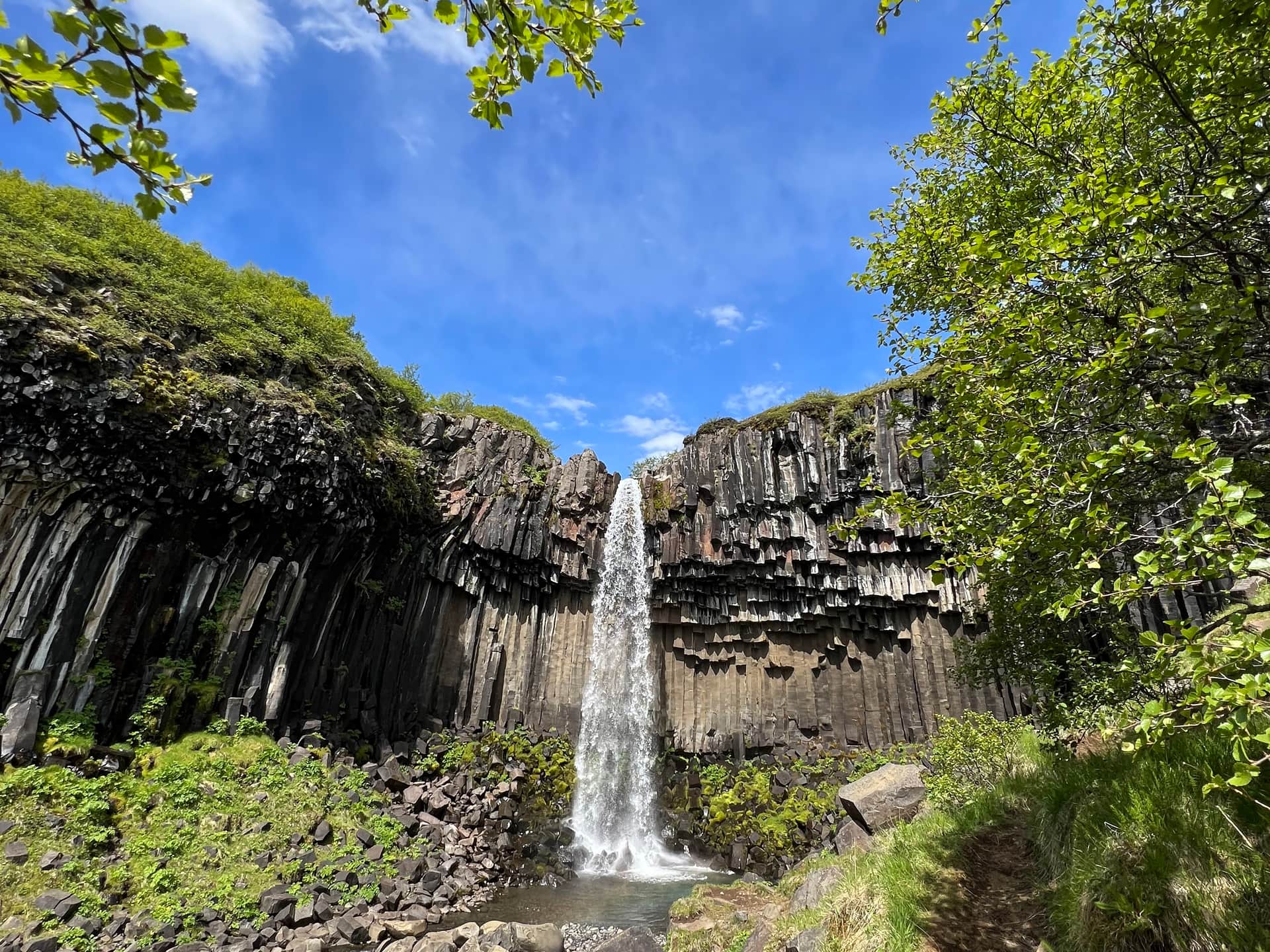 Svartifoss Waterfall