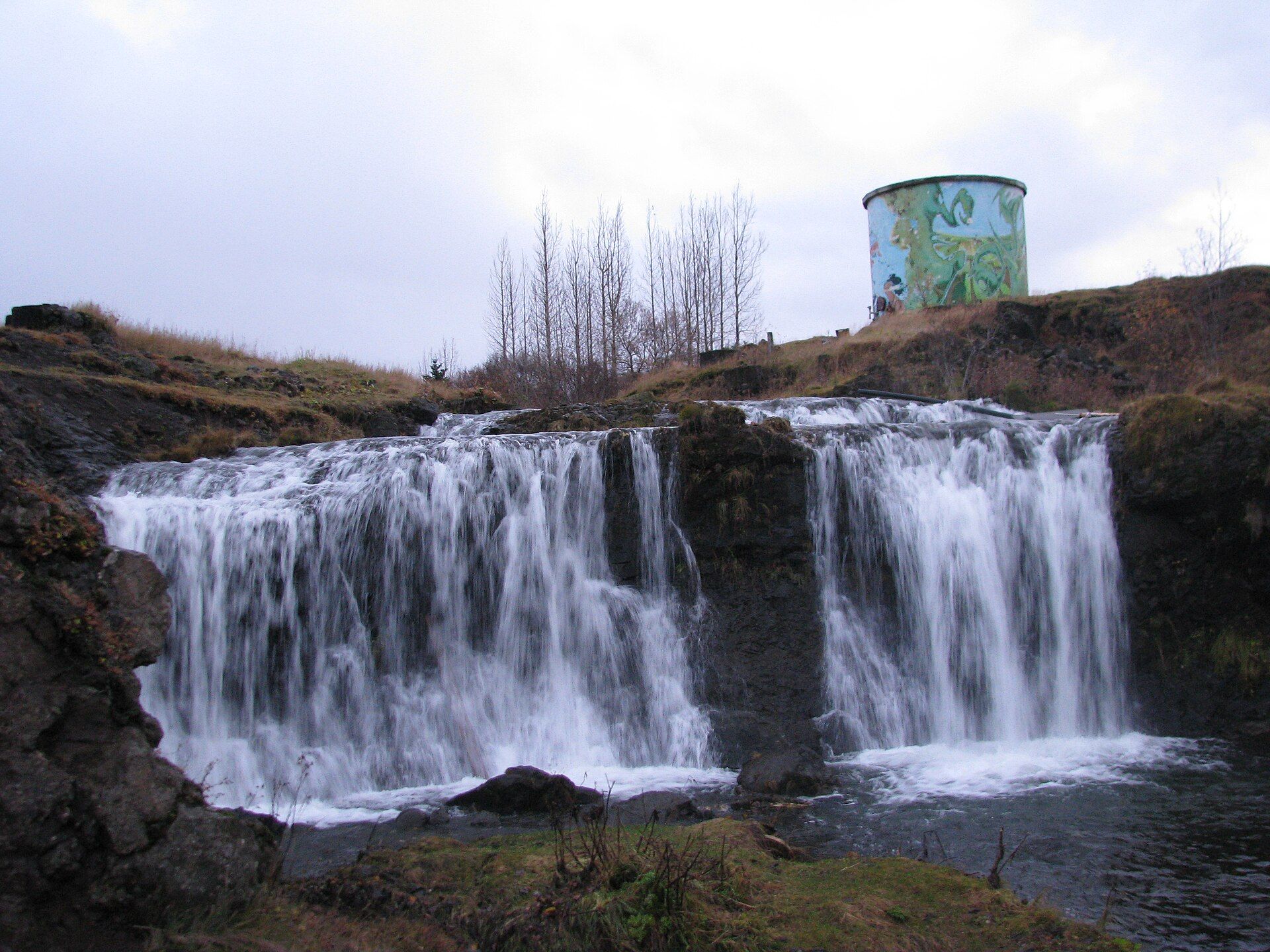 Álafoss Waterfall