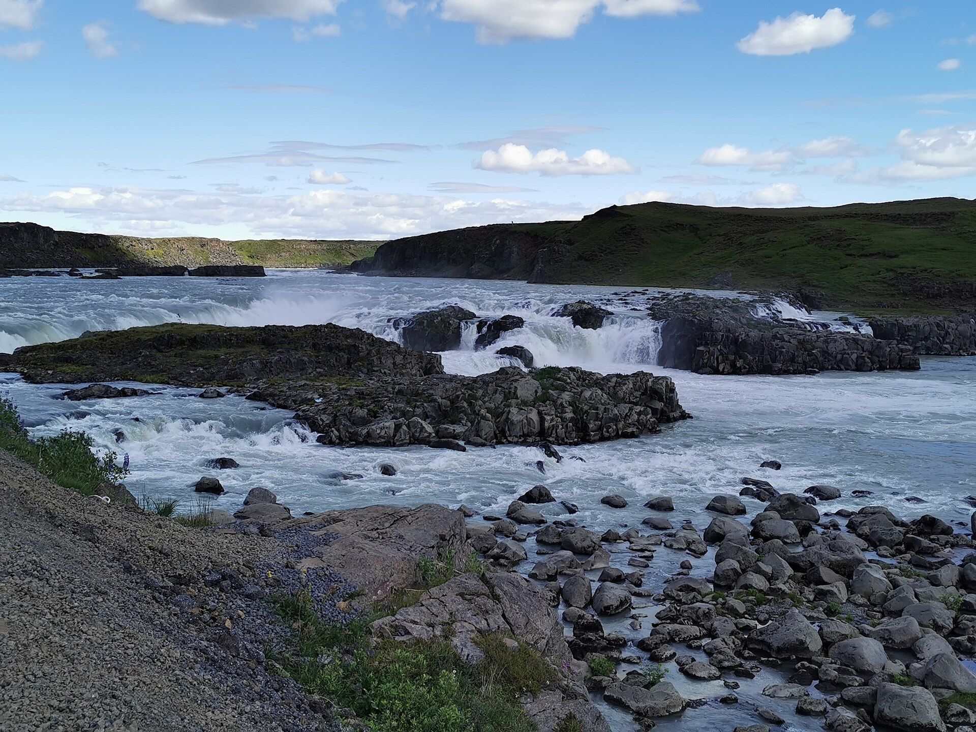 Urridafoss Waterfall
