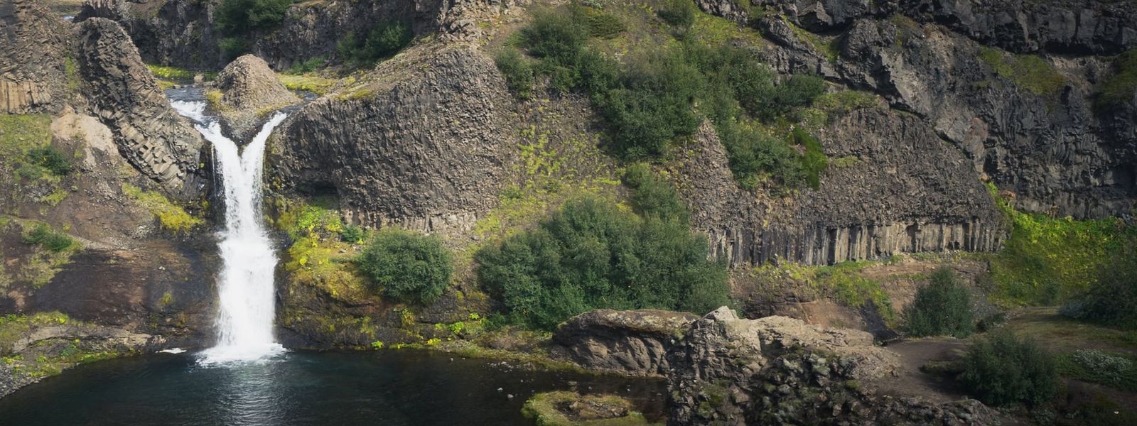 Gjarfoss Waterfall