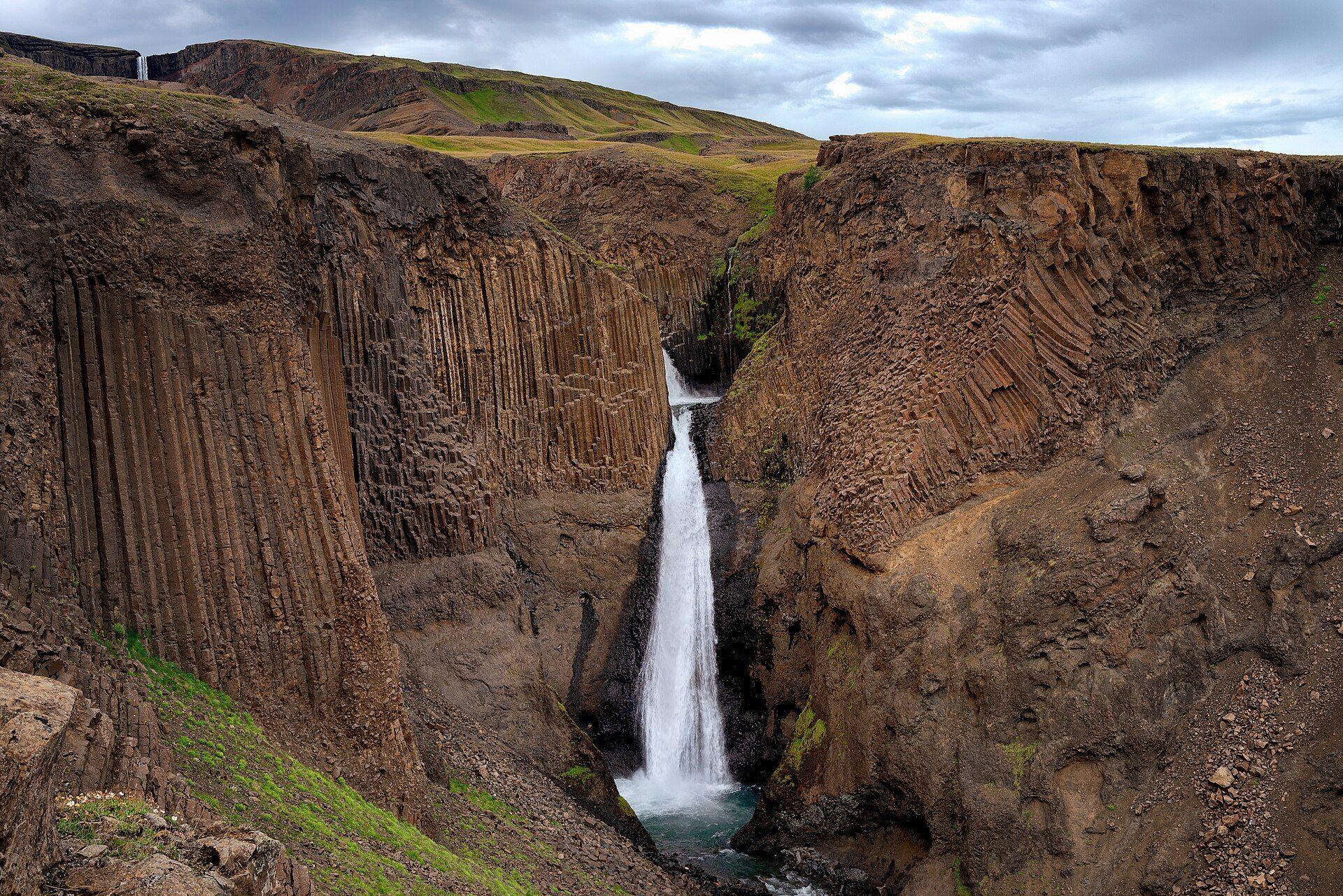 Litlanesfoss Waterfall