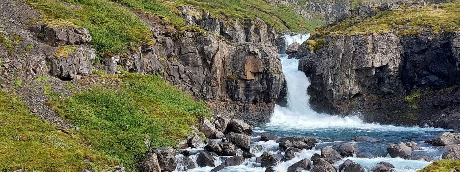 Gervidalsarfoss Waterfall