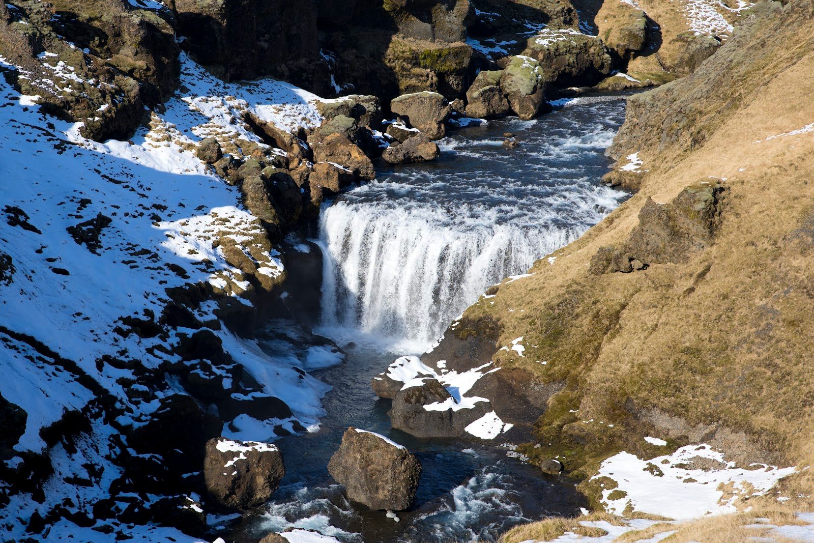 Steinbogafoss Waterfall