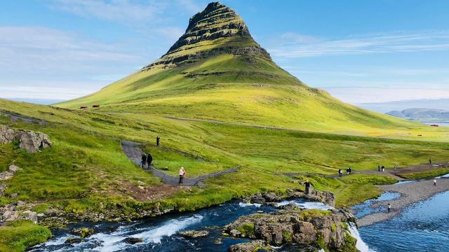 Водопад Киркьюфеллсфосс