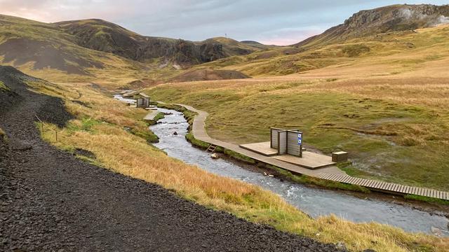 Reykjadalur Hot Spring Thermal River