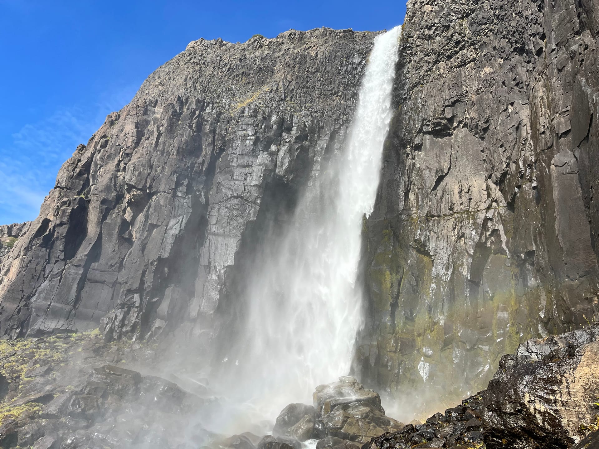 Mongufoss (Hlidarhus) Waterfall