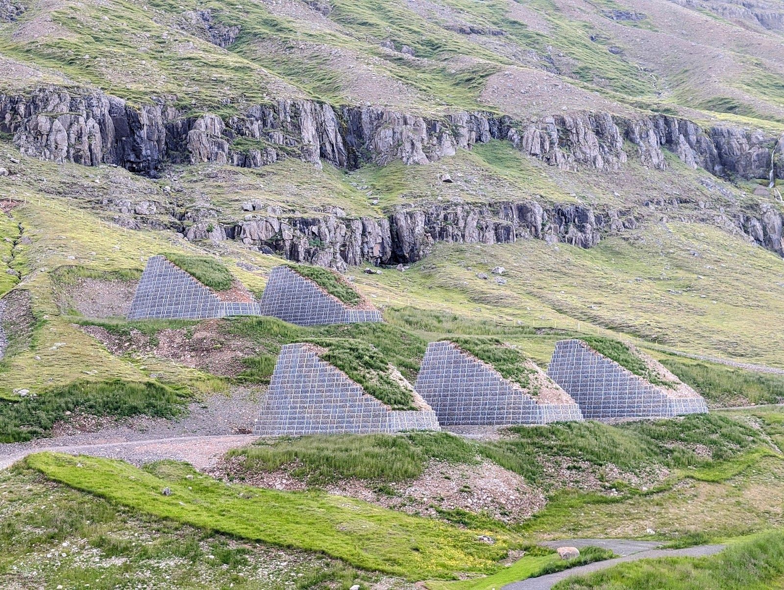Bjolfur Mountain Avalanche Barriers