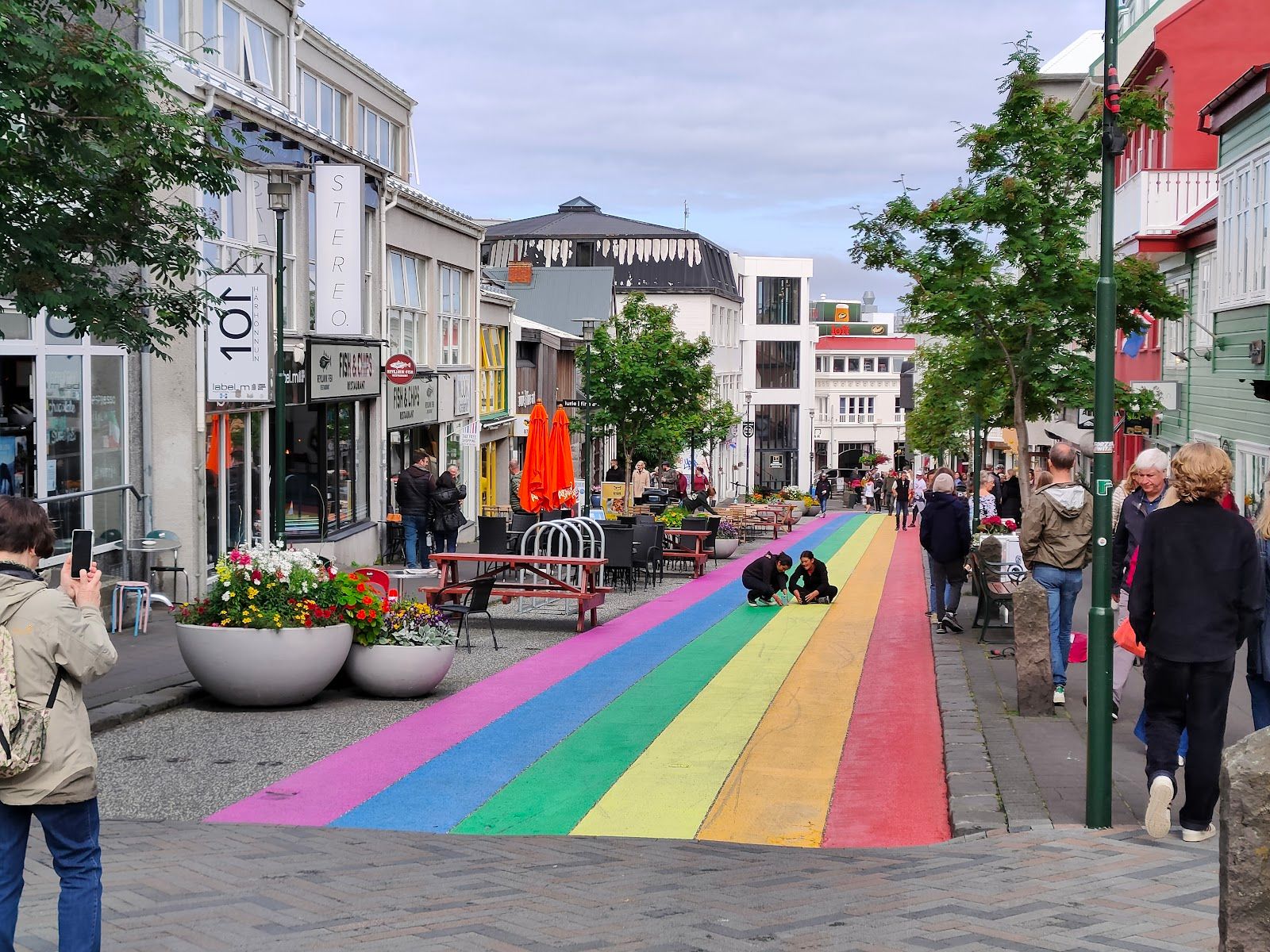 Skolavordustigur Street
