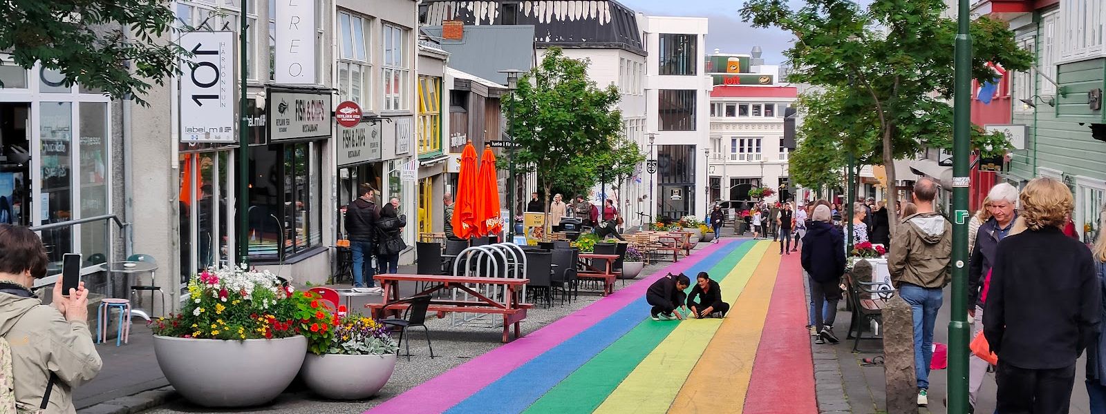 Skolavordustigur Street