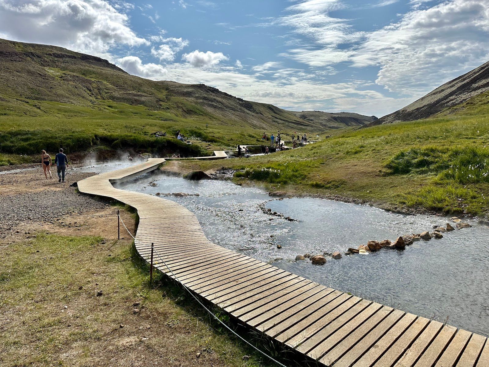 Reykjadalur Hot Spring Thermal River