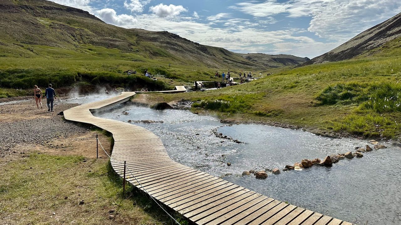 Reykjadalur Hot Spring Thermal River