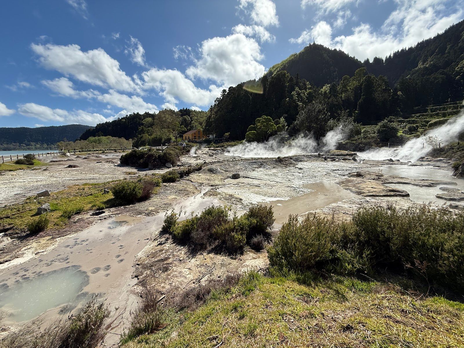 Fumaroles of Lagoa das Furnas