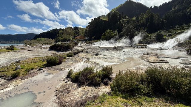 Fumaroles of Lagoa das Furnas