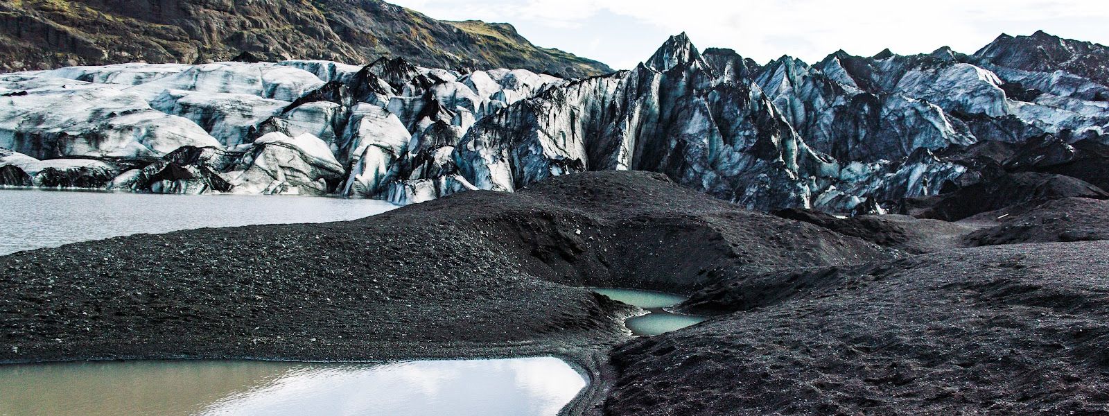Souleheimajokull Glacier