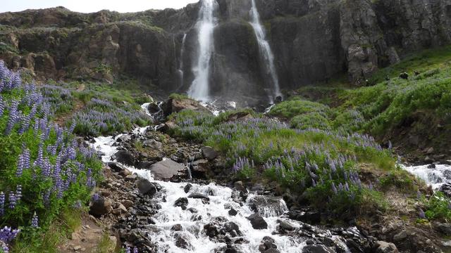 Búðareyrarfoss Waterfall