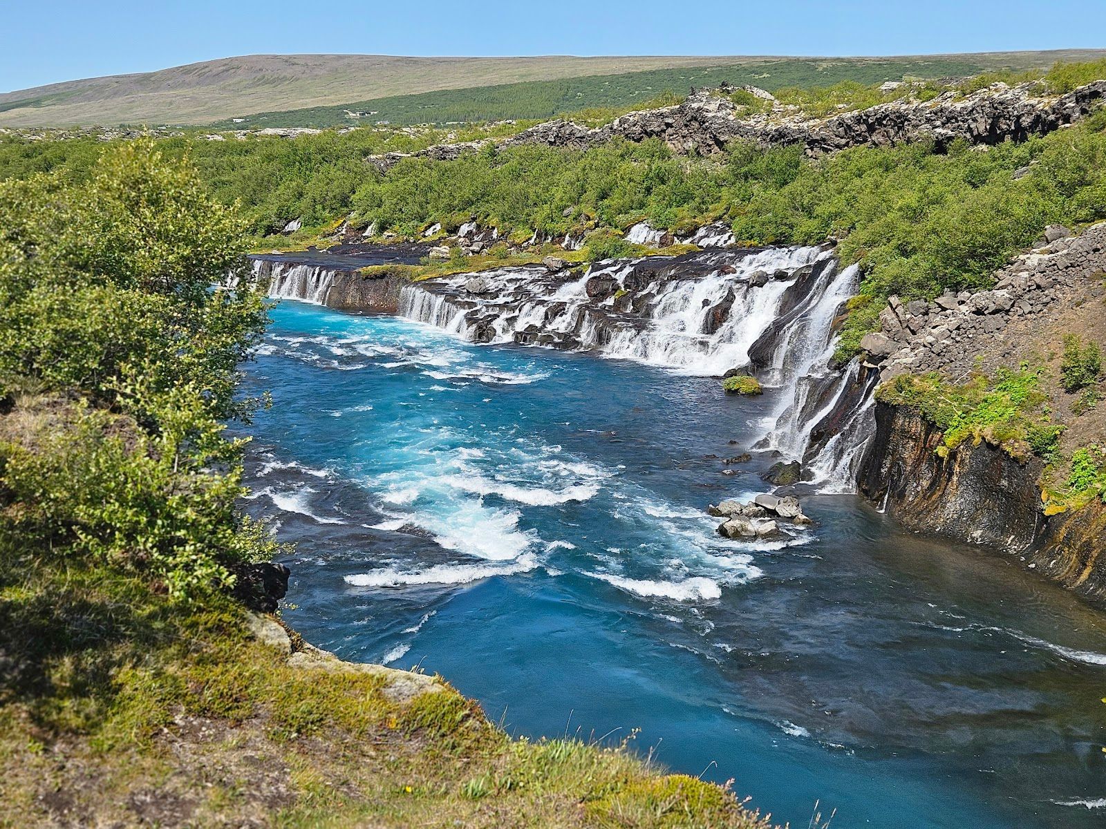 Hraunfossar Waterfalls