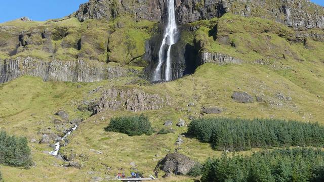 Bjarnarfoss Waterfall