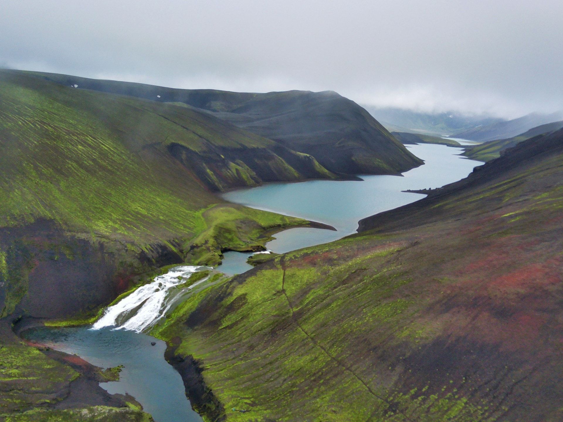 Holmsarfossar Waterfalls