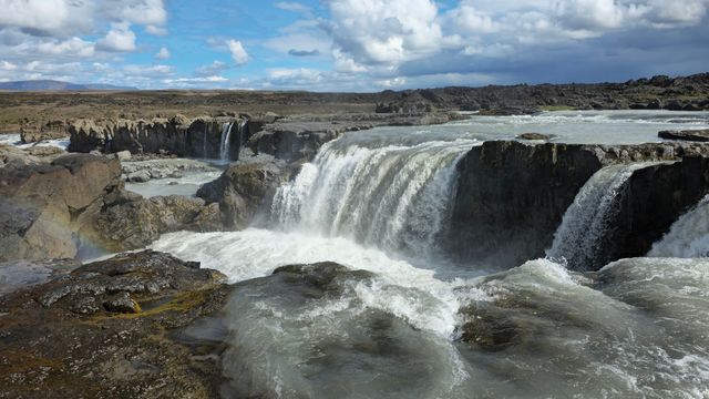 Hrafnabjargafoss Waterfall