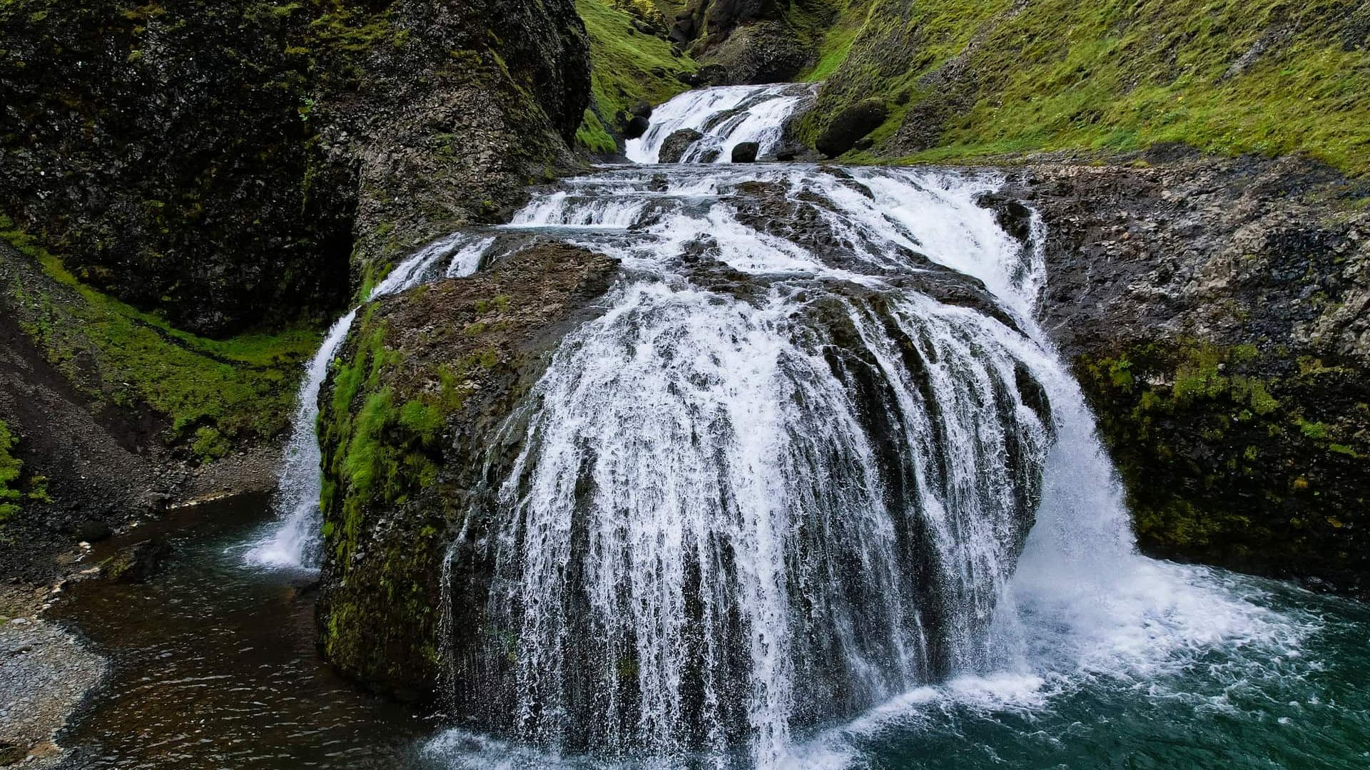 Stjornarfoss Waterfall