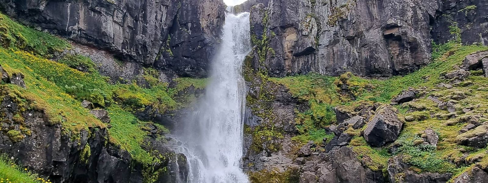 Snaedalsfoss Waterfall