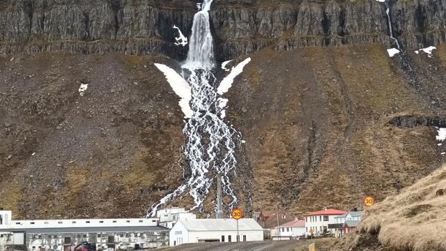 Djupavikurfoss Waterfall