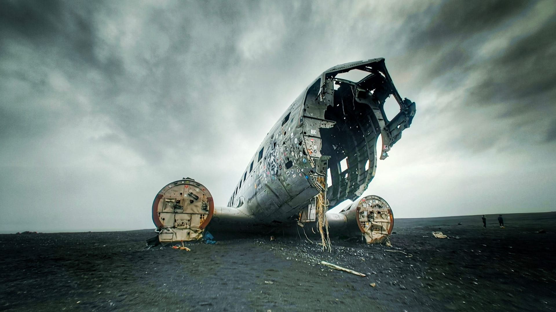 Місце аварії літака Сольхеймасандур