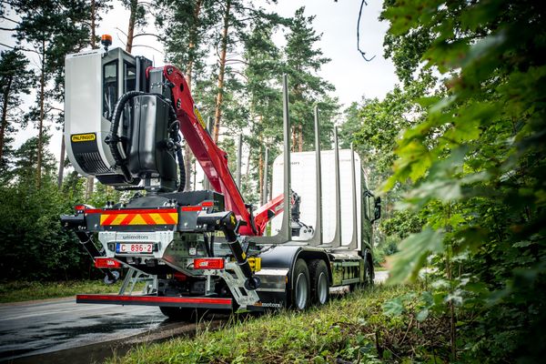 Mūsu būvēts kokvedējs - gatavs darbam!