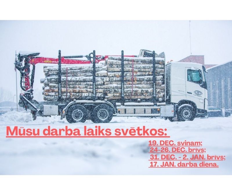 Mūsu darba laiks svētkos.