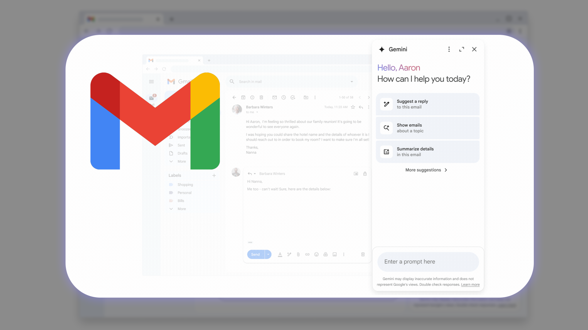 Stop Wasting Time on Email: Gemini’s New Gmail Productivity Tools