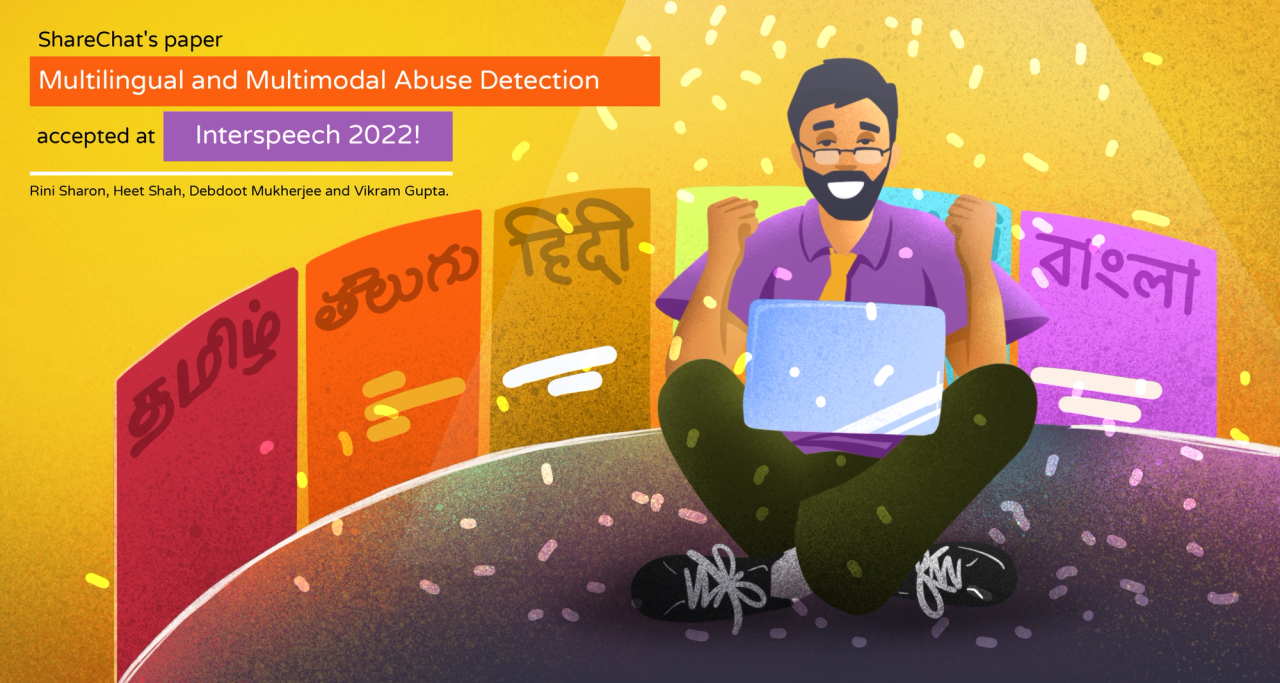 ShareChat’s paper Multilingual and Multimodal Abuse Detection accepted at Interspeech 2022