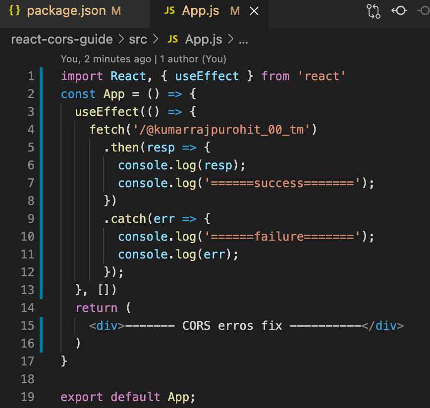 ShareChat Blog - Bypassing CORS Errors In Development