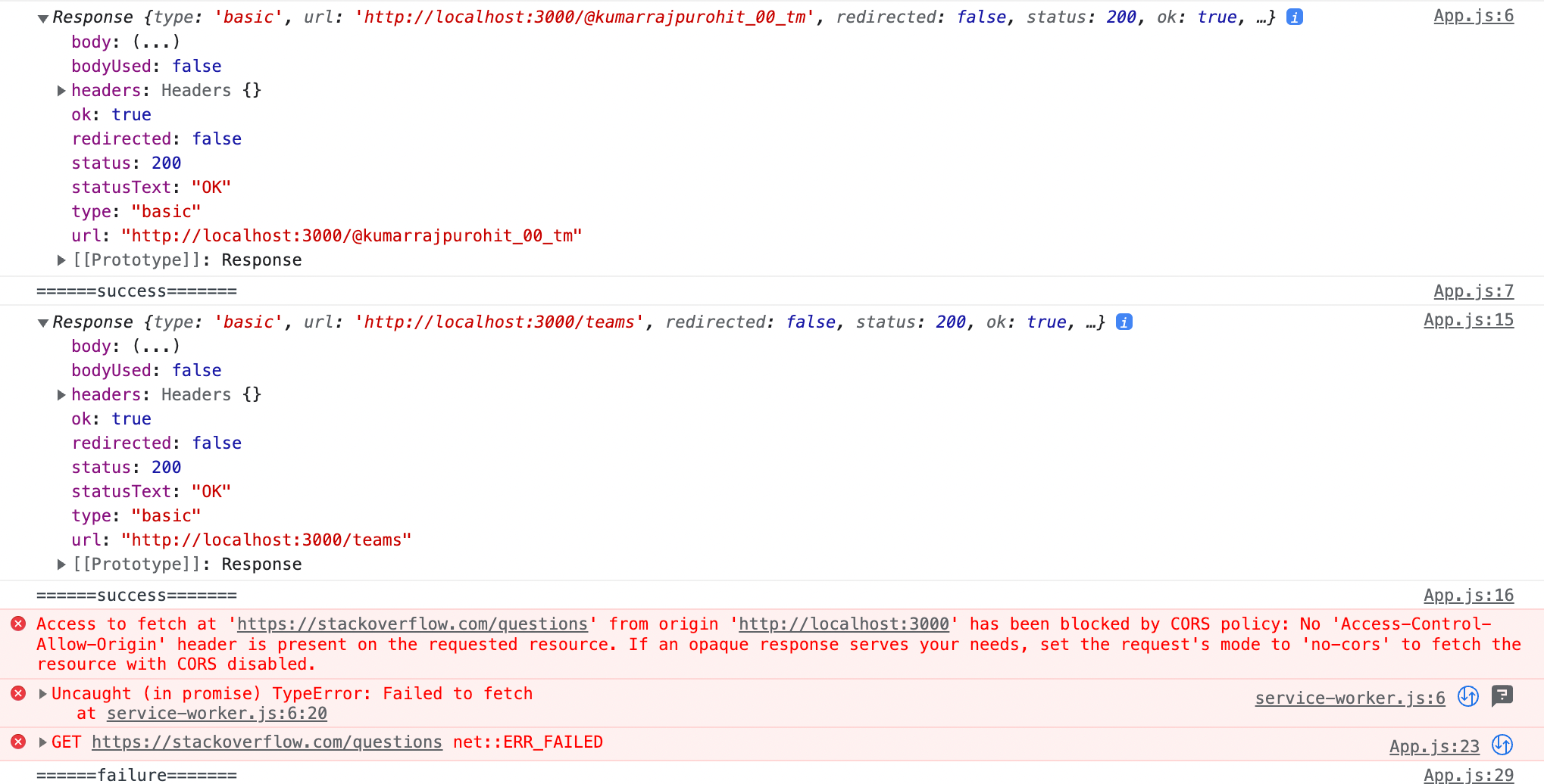 ShareChat Blog - Bypassing CORS Errors In Development