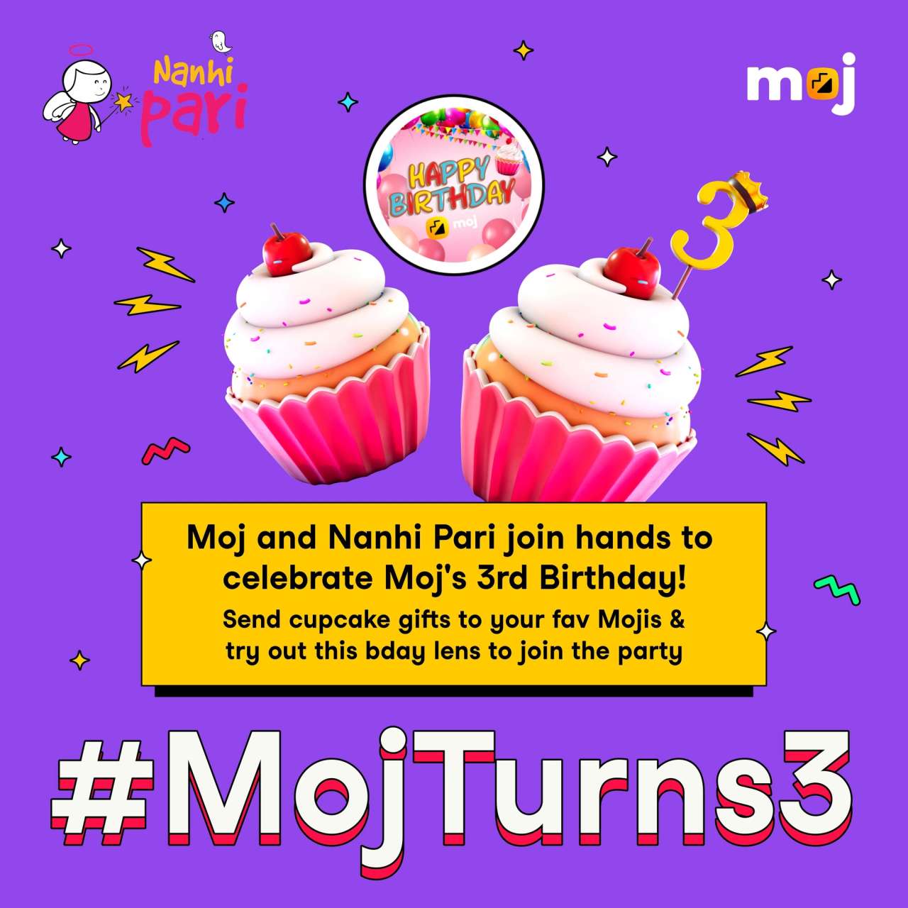 Moj's 3rd Birthday Celebration: Spreading Happiness, Inspiring Community, and Empowering Talented Creators