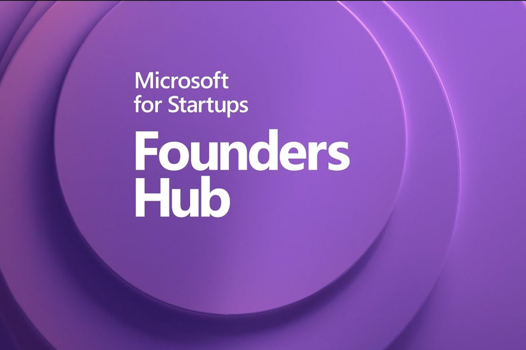 Microsoft For StartUps Founders Hub