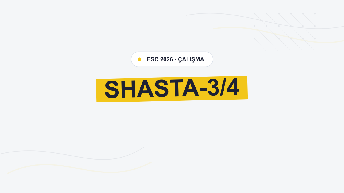 SHASTA-3/4: Plozasiran ile Trigliseridlerde Belirgin Düşüş