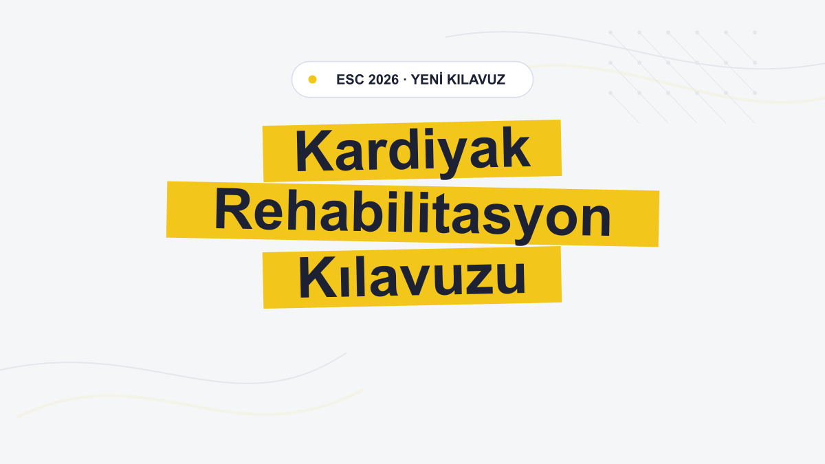 ESC, Kardiyak Rehabilitasyon İçin İlk Özel Kılavuzunu Yayımladı