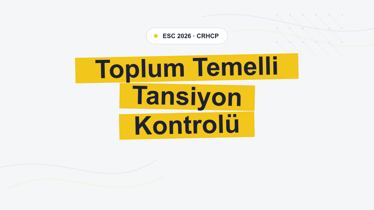 CRHCP: Toplum Temelli Tansiyon Kontrolünün Yararı Yedi Yıl Sürdü