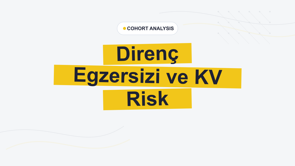 Kadınlarda Direnç Egzersizi KV Riski Azaltıyor