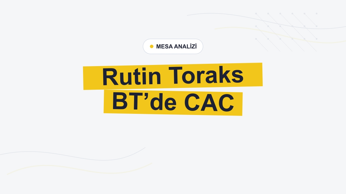 Non-Gated Toraks BT’de CAC Kardiyovasküler Riski Öngörüyor
