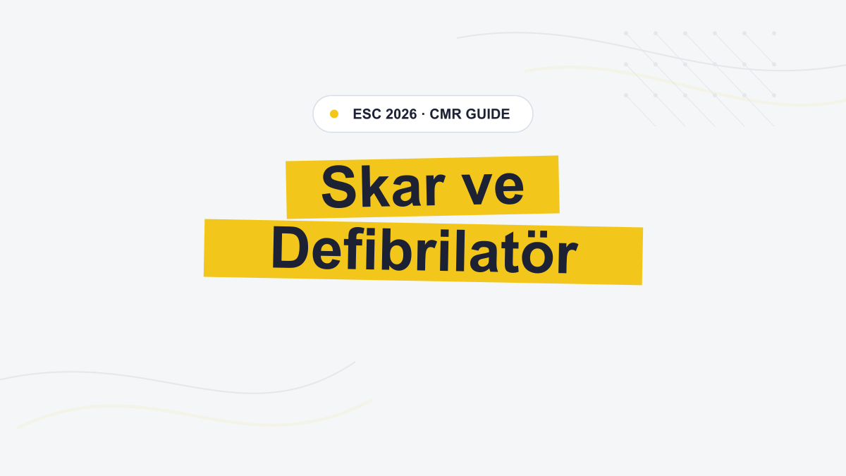 CMR GUIDE: Miyokard Skarında Defibrilatör Birincil Sonlanımı Azaltmadı