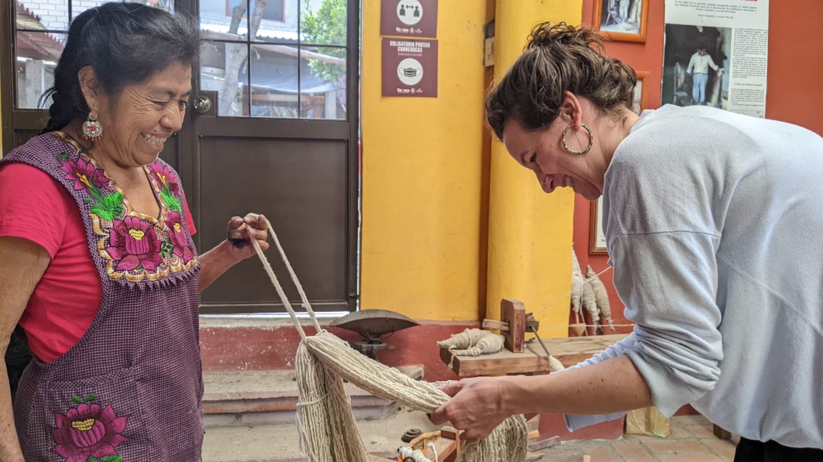 Hands on Dyeing and Weaving Workshop in Teotitlán (Two-Day Workshop)