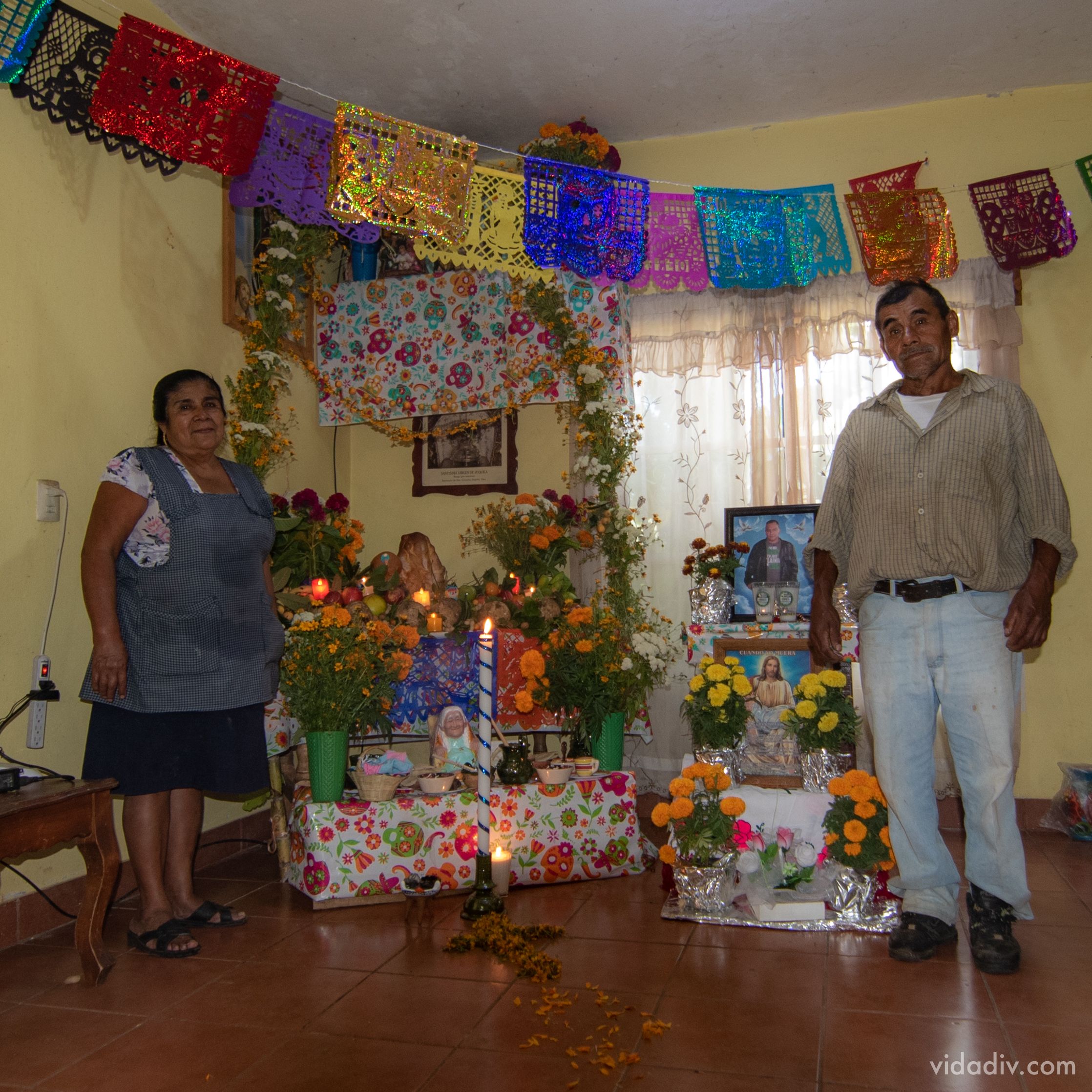 Day of the Dead Market Trip and Altar Building in Yatareni
