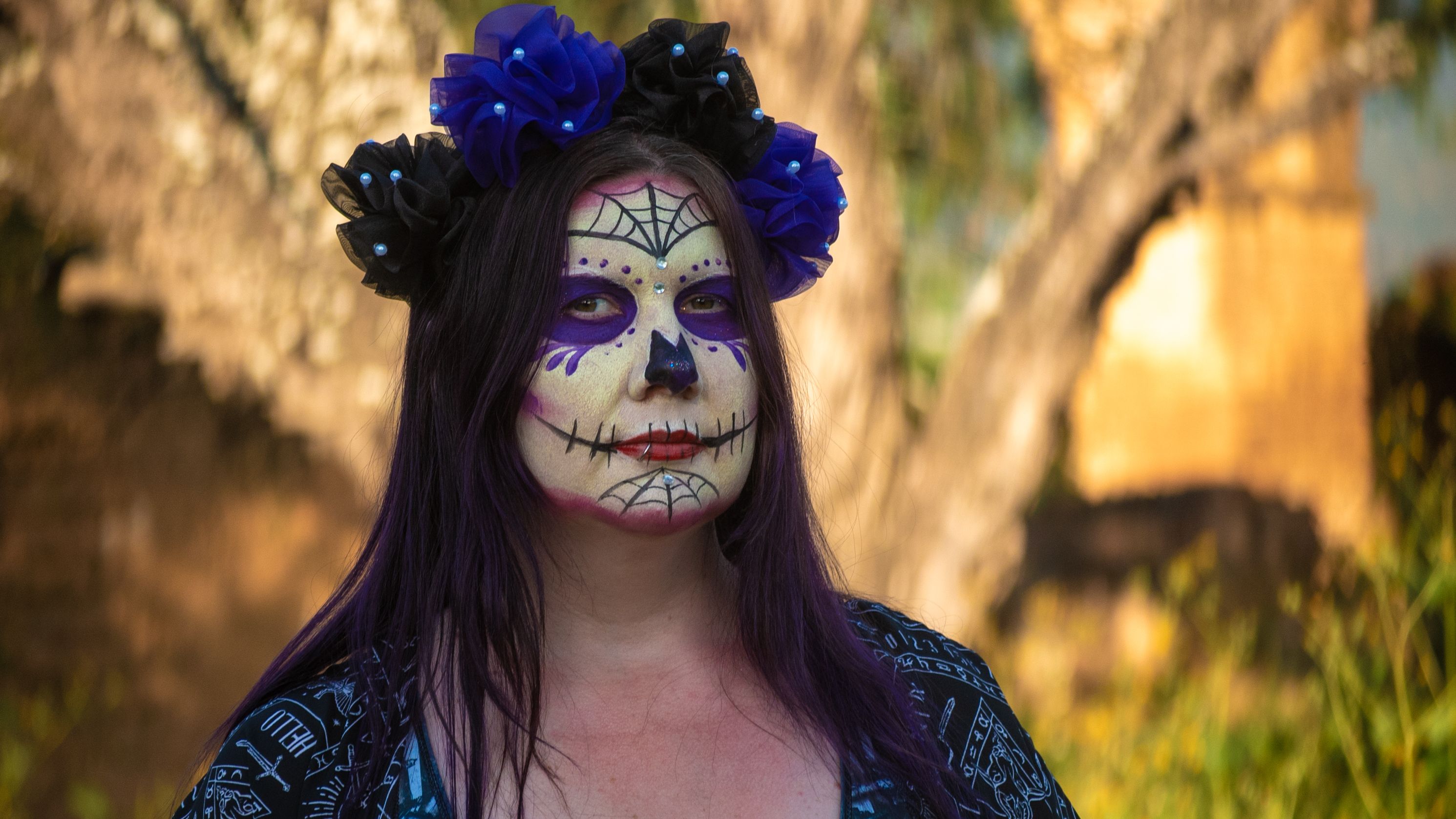 Catrina (or Catrín) Make-up at Tlayudona 