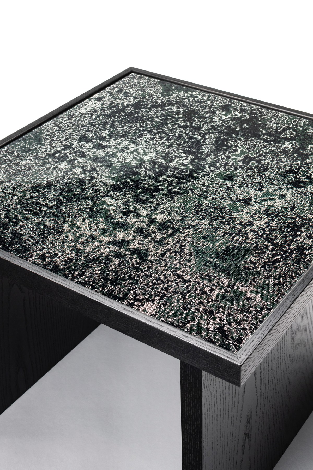 Small black wooden table 