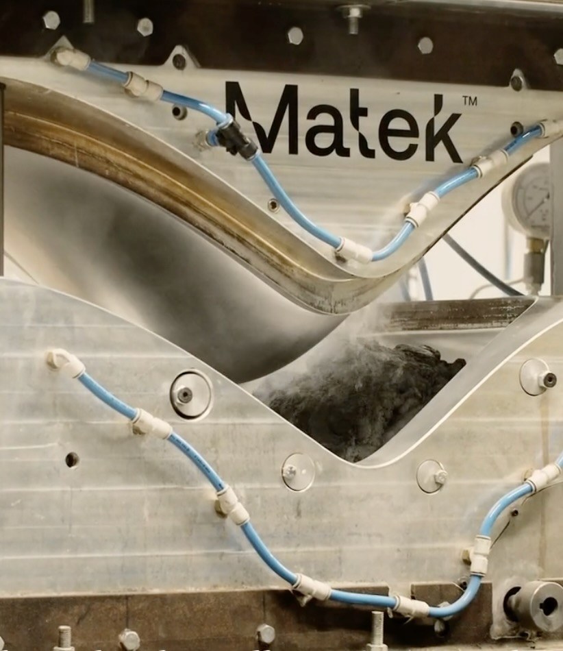 Matek press-moulding machine