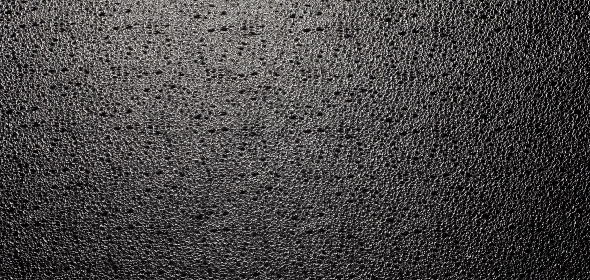 Black and silver textile 