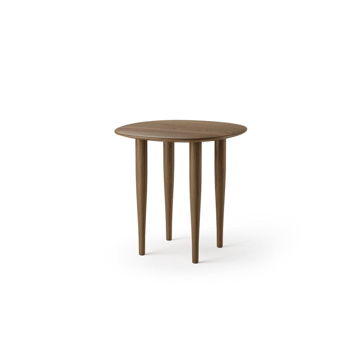 Side table in smoked oak